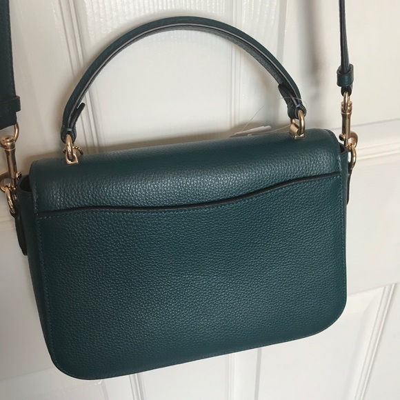 coach Marlie top handle in teal - Picture 2 of 6